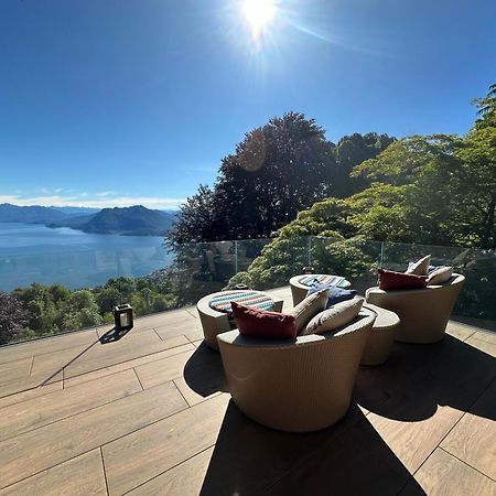 Private Luxury Spa & Silence Retreat With Spectacular View Over The Lake Maggiore สเตรซา ภายนอก รูปภาพ