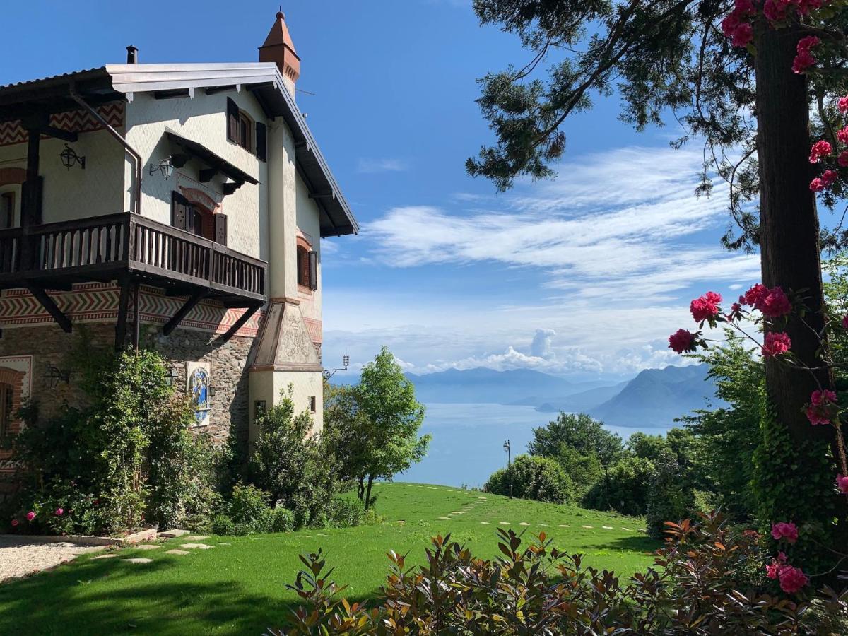 Private Luxury Spa & Silence Retreat With Spectacular View Over The Lake Maggiore สเตรซา ภายนอก รูปภาพ