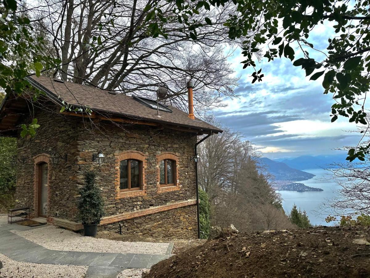 Private Luxury Spa & Silence Retreat With Spectacular View Over The Lake Maggiore สเตรซา ภายนอก รูปภาพ