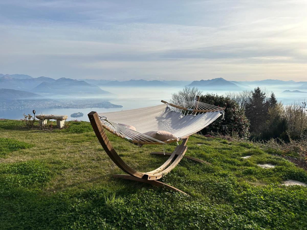 Private Luxury Spa & Silence Retreat With Spectacular View Over The Lake Maggiore สเตรซา ภายนอก รูปภาพ