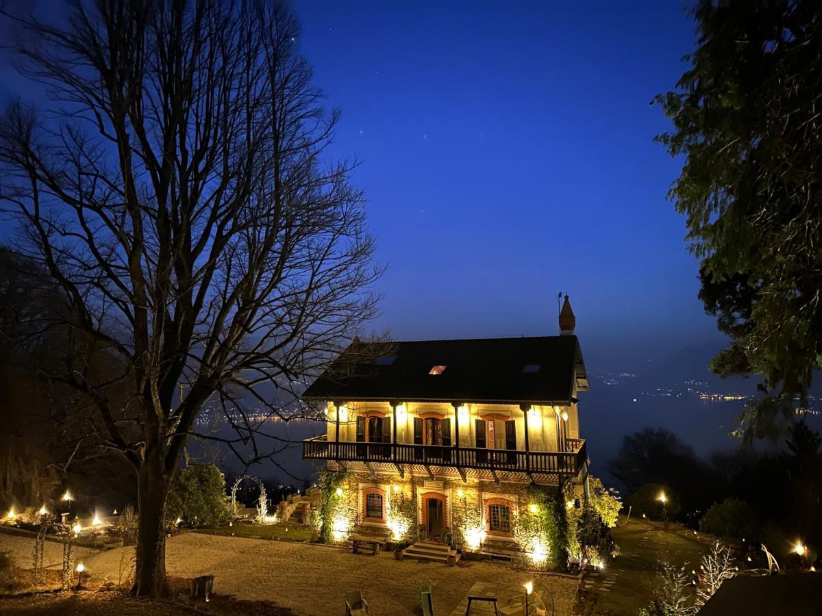 Private Luxury Spa & Silence Retreat With Spectacular View Over The Lake Maggiore สเตรซา ภายนอก รูปภาพ