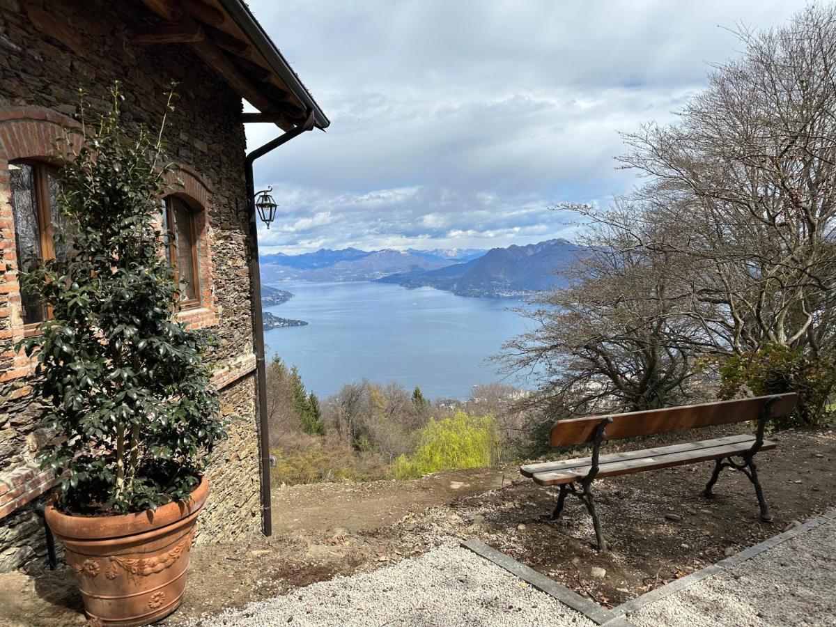 Private Luxury Spa & Silence Retreat With Spectacular View Over The Lake Maggiore สเตรซา ภายนอก รูปภาพ