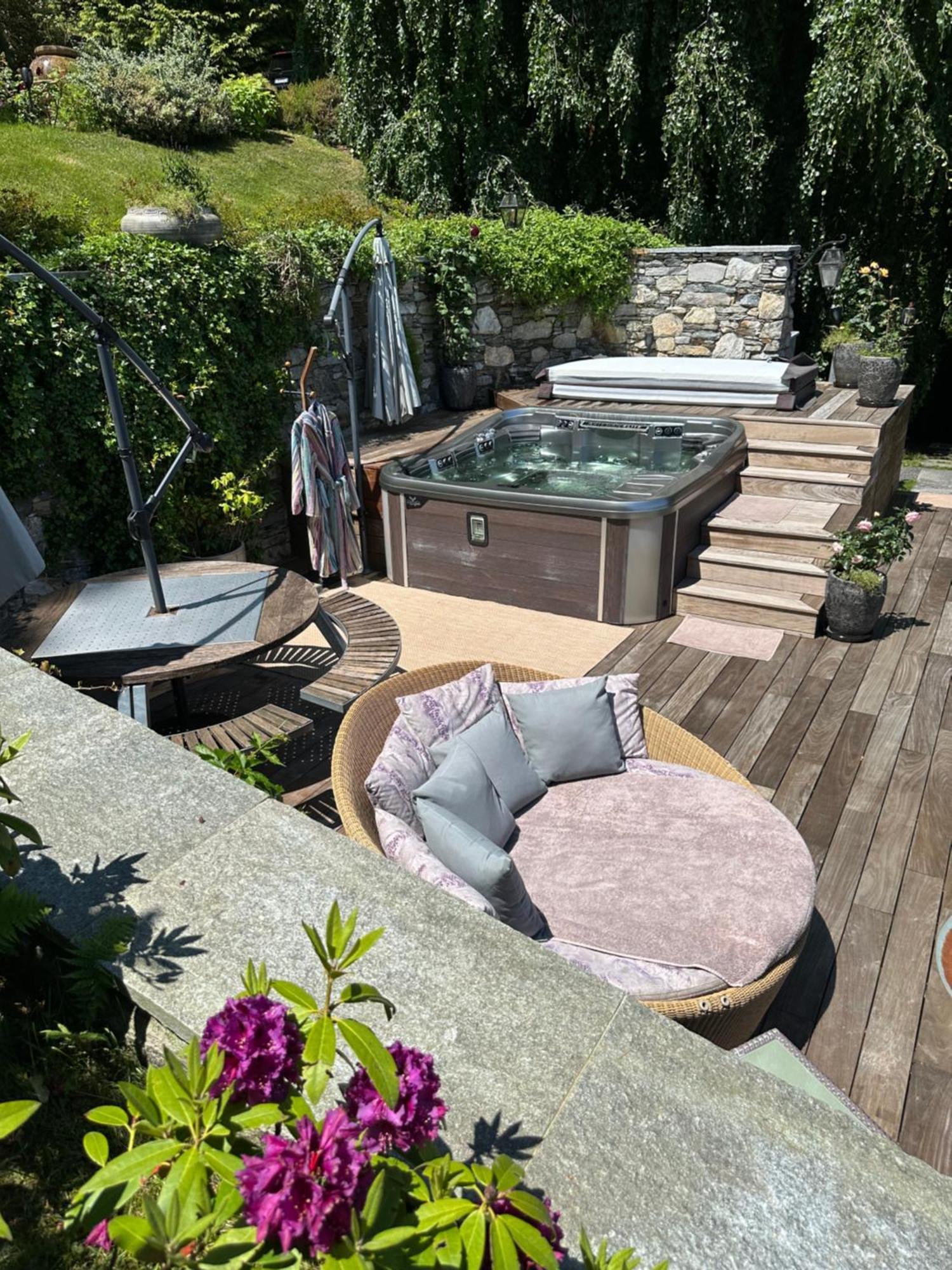 Private Luxury Spa & Silence Retreat With Spectacular View Over The Lake Maggiore สเตรซา ภายนอก รูปภาพ